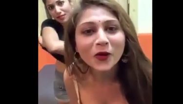 Indian Model Shranya And Ashwini Pressing Each Others Boobs And ...