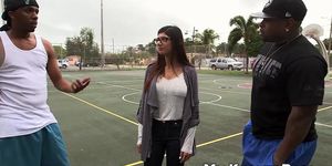 Mia Khalifa Gets Double Penetration From Two Huge Cocks (Mia Callista)