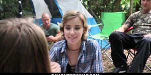 Daughterswap- Horny Daughters Screw Dads On Camping Trip