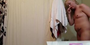 Hd Blond Gf Hidden Cam Bathroom Shower Spy Sexy Small Boobs Milf Voyeur 3-26