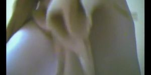 Hiddencam girl toweling and flashing thick bush beaver