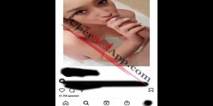 Instagram Porn Video with Emma Dbc Sucking in Shower (Live instagram)