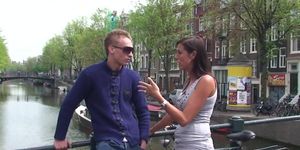 Dutch hooker jizzed after cockriding tourist