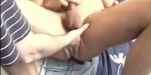 Daddy bear getting fingered and cumming