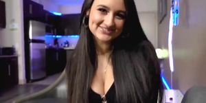 latina eliza ibarra shares stepdaddy cum with teen facial big dick stepsister latina bbw
