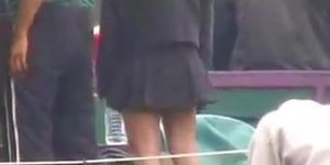 tennis upskirt