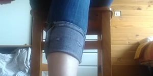 Humiliation feet spanish (Femdom POV)