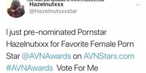 Vote For Me Pornstar Hazelnutxxx On avnstars.com