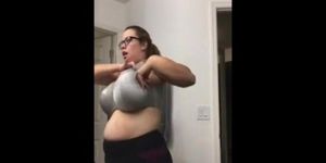 Bathroom Latin Boobs