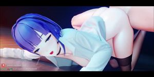 Mei(Houkai 3rd) Hentai MMD (Genshin Impact)