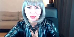 AimeeParadise is the best mature bitch on the web! Today this whore is in latex! Takes on the role of the Mistress))