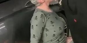 Pawg fucked in parking lot