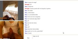 Omegle.Chubby Shows Big Boobs Almost Caught