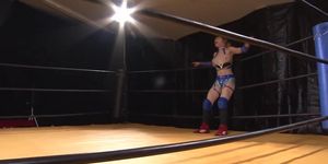 Busty Female Professional Wrestler Saki Mai's Painfully Dangerous Day Hits Directly! Conceived Vaginal Cum Shot Deathmatch! !