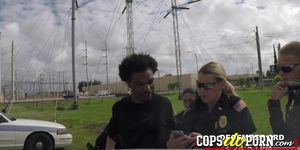 The MILF patrol will fuck rough with this black criminal after arrest him.