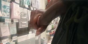 Teen likes attention in store pt 2