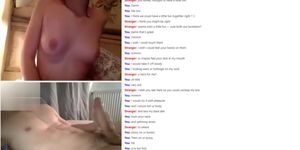 Omegle teen strips and Bates for dick