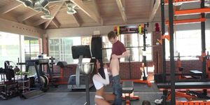 Porn Music Video - Young Couple Having Sex In The Gym (Emily Willis)