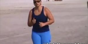candid jogging boobs 49