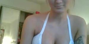 Fake boobs Blonde Webcam