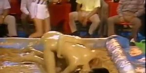 classic 80's mud wrestling