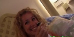 Curly Blonde Fucked by Ed Powers