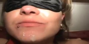 chubby blindfolded german girl hard pussy fisting