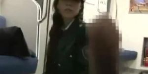 Japanese Police Women give Public cock