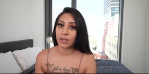 Super Sexy Teen Latina Takes His Big Cock Pov