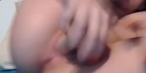Cutie Fingers Her Tight Pussy