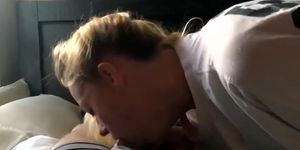 Blowjob Blonde does some nice oral work