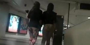 Ebony and friend in leggings