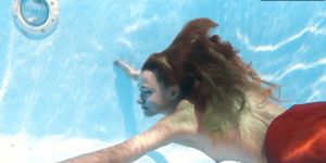 Skinny Teen Ivi Rein Endures The Free Naked Swimming
