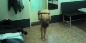 Russian guy films his female friends wearing bikinis
