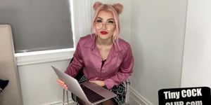 LITTLE DICK CLUB - Sph cam domme rating and humiliating tiny cock submissions