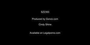 LegalPorno - Cindy Shine double anal fucked
