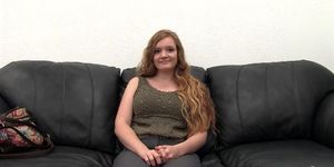 BACKROOM CASTING COUCH - 18yo Ginger Porn Virgin Katie Is Mouth Pussy n Butt Banged
