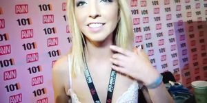 Zoe Parker Puts on a Show at Porn Convention. Interview and more