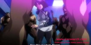 hentai cartoon: hypnosising female soldiers blowjob in prison