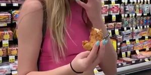 Petite Girl Haley Reed Flashes Tits In Grocery Store Then Fucks You (Pov)
