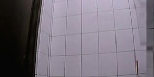 Video compilation of women in public toilet