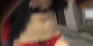 Asian teen almost lost her panties during skirt sharking