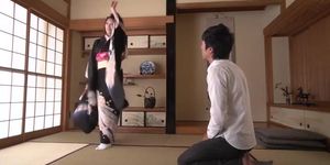 Supreme Reiko Kobayakawa allows guy to cum inside