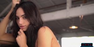 Gorgeous latina model babe Sarah Mollica goes classic with Playboy and looks stunning