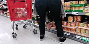 Ass in supermarket