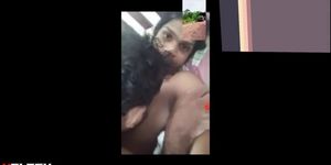 Sri Lankan Shemale Video Call flash sex with h ...