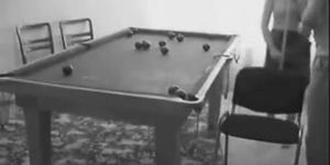 Hidden Cam Sex - Pool Table Action