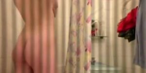 Girls spied showering bodies on the hidden camera
