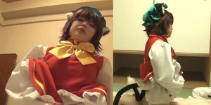 touhou chen(?) cosplay sex