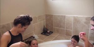 Hot Tub Lesbian Foot Worship